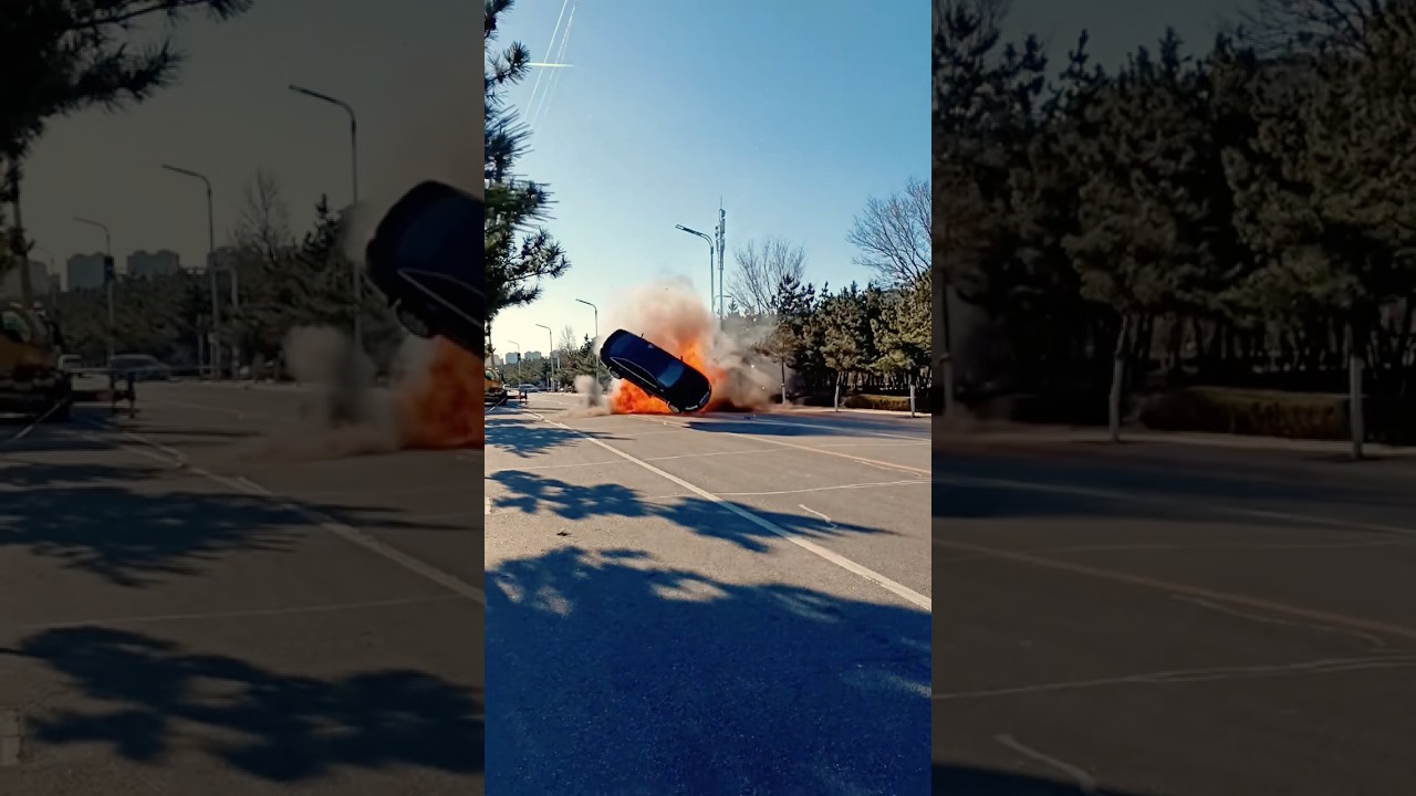Unexpected Car Explosion #CarExplosion #VehicleAccident #FireAccident #CrashCompilation #CarFails