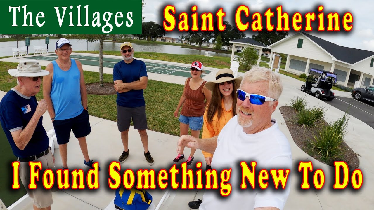 Pickleball, Golf...not today.  Something new to do in The Villages and the Village of St Catherine.