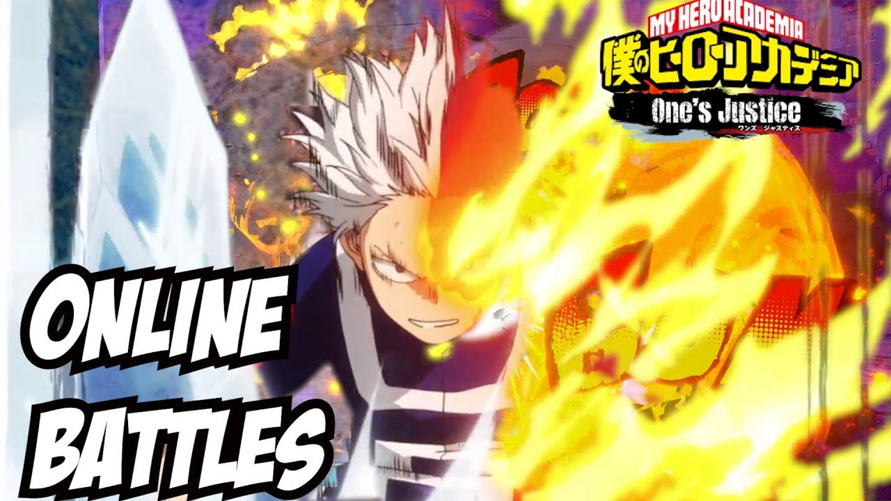 My Hero Academia One's Justice: Half Clutch/Half Comeback Todoroki Online Battles