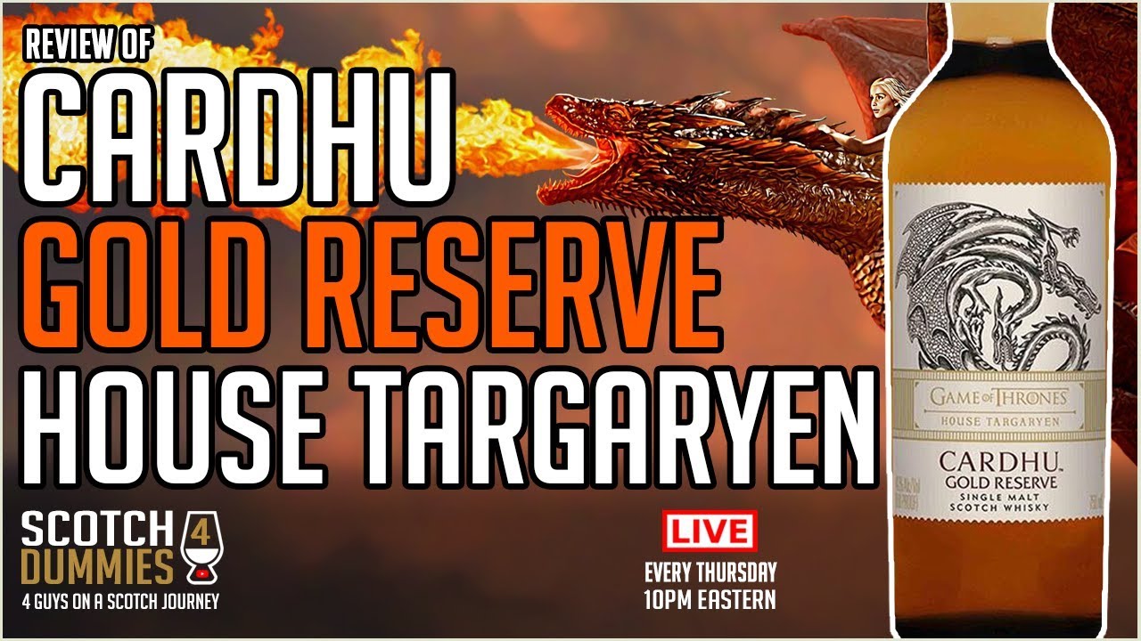 Game Of Thrones Cardhu Gold Reserve  -  Speyside Single Malt Scotch Whisky Review #181