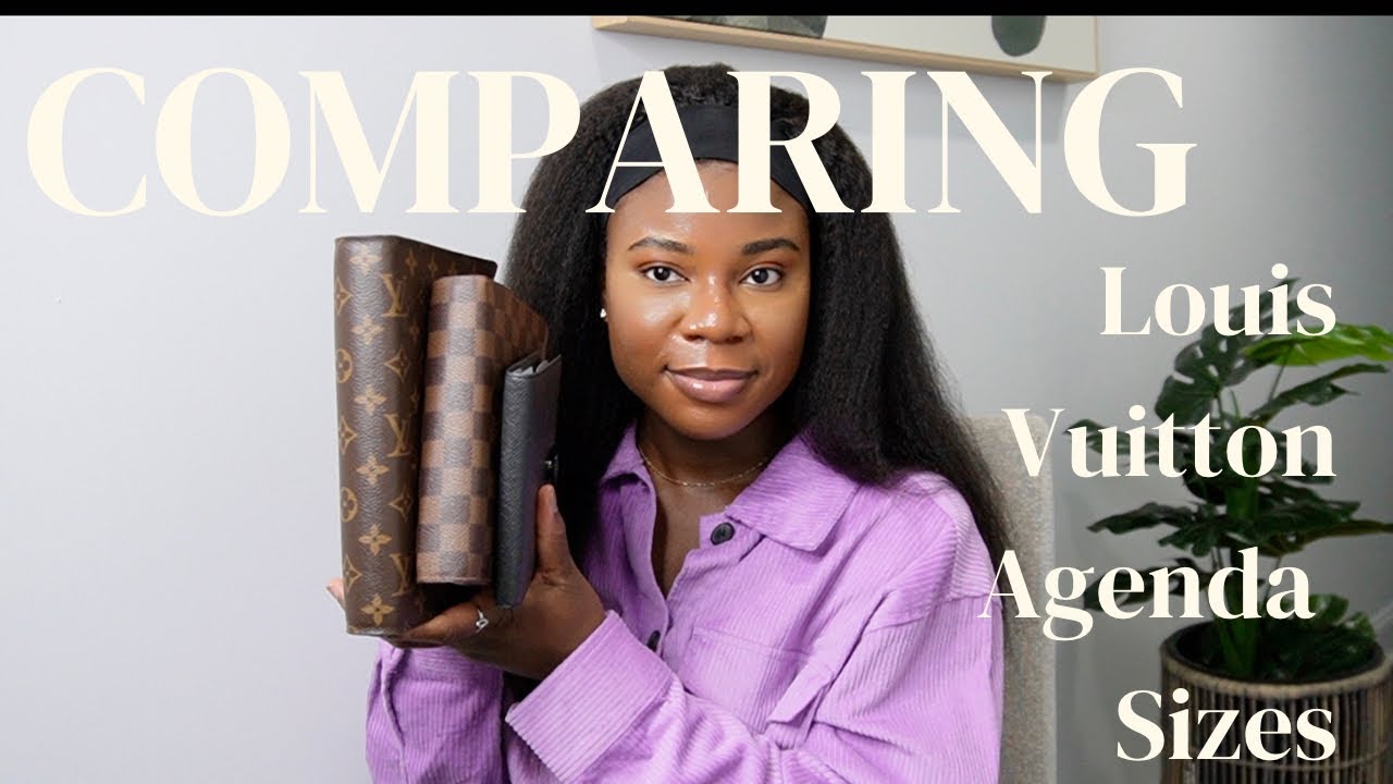 LOUIS VUITTON AGENDA SIZE COMPARISON | GM VS MM VS PM