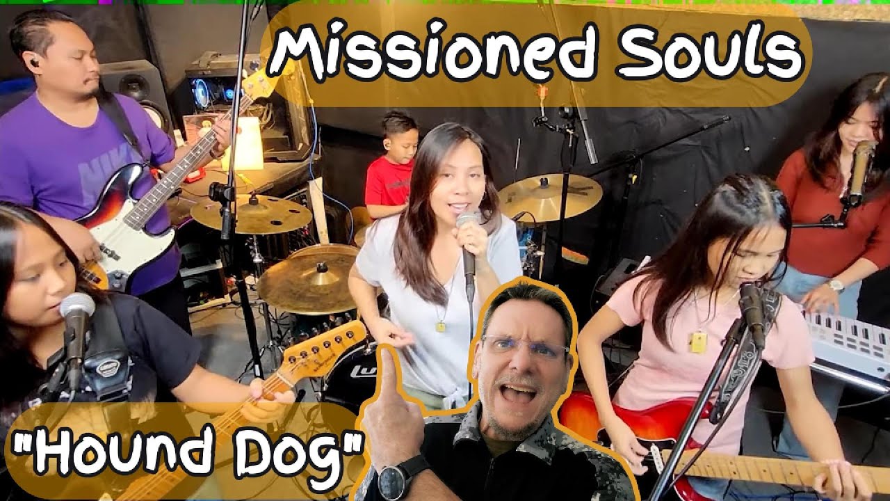 Missioned Souls | HOUND DOG (Elvis Presley cover) | First Time Reaction. Love the outtake ending.