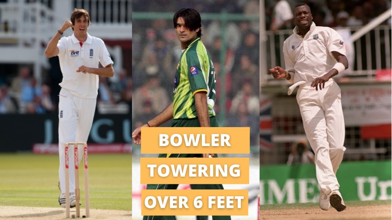 17 Cricketers Towering Over 6 Feet