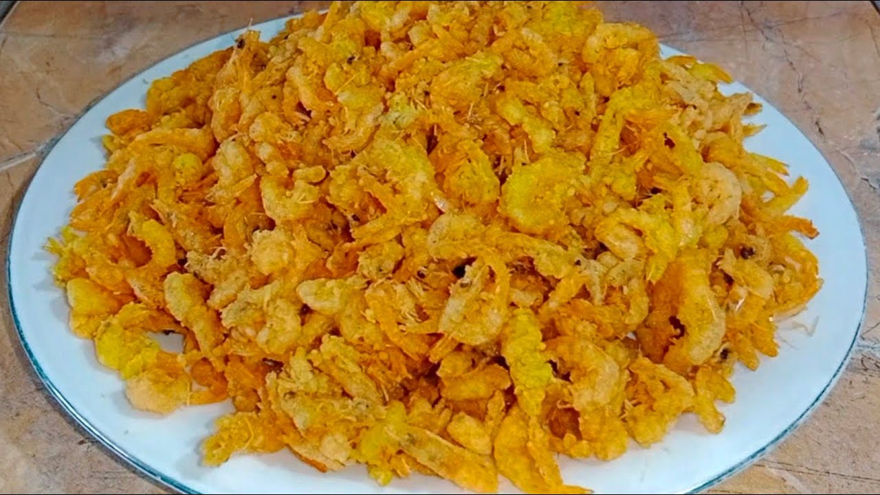 GURIH BIKIN NAGIH❗INI OLAHAN UDANG KECIL UDANG GORENG CRISPY RENYAH TAHAN LAMA