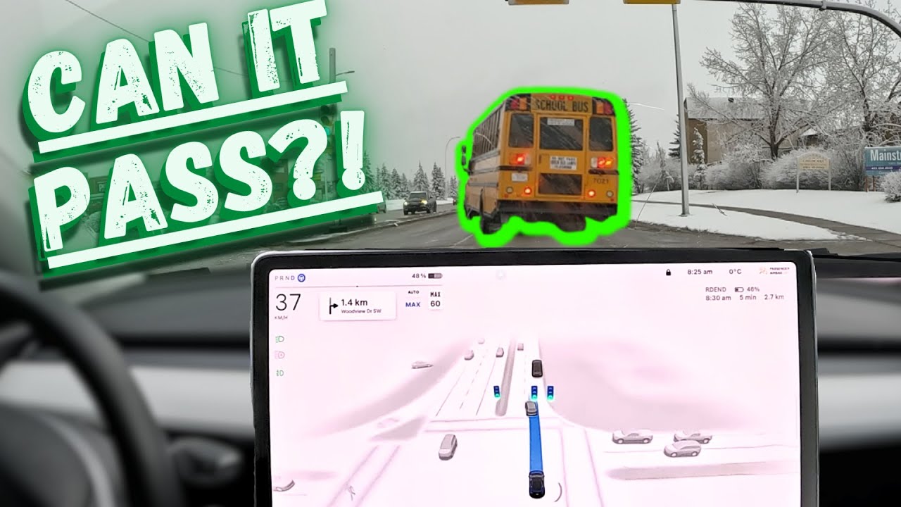 Tesla FSD zero disengagement SNOW drive! | Supervised FSD V12.3.4