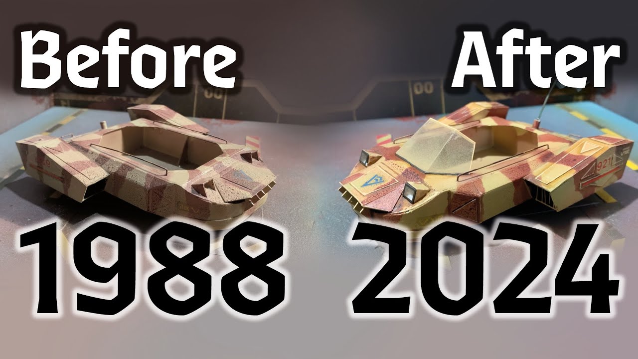 Restoring My 1988 Scratch-Built Hovercraft for Warhammer 40K Battles in 2024!