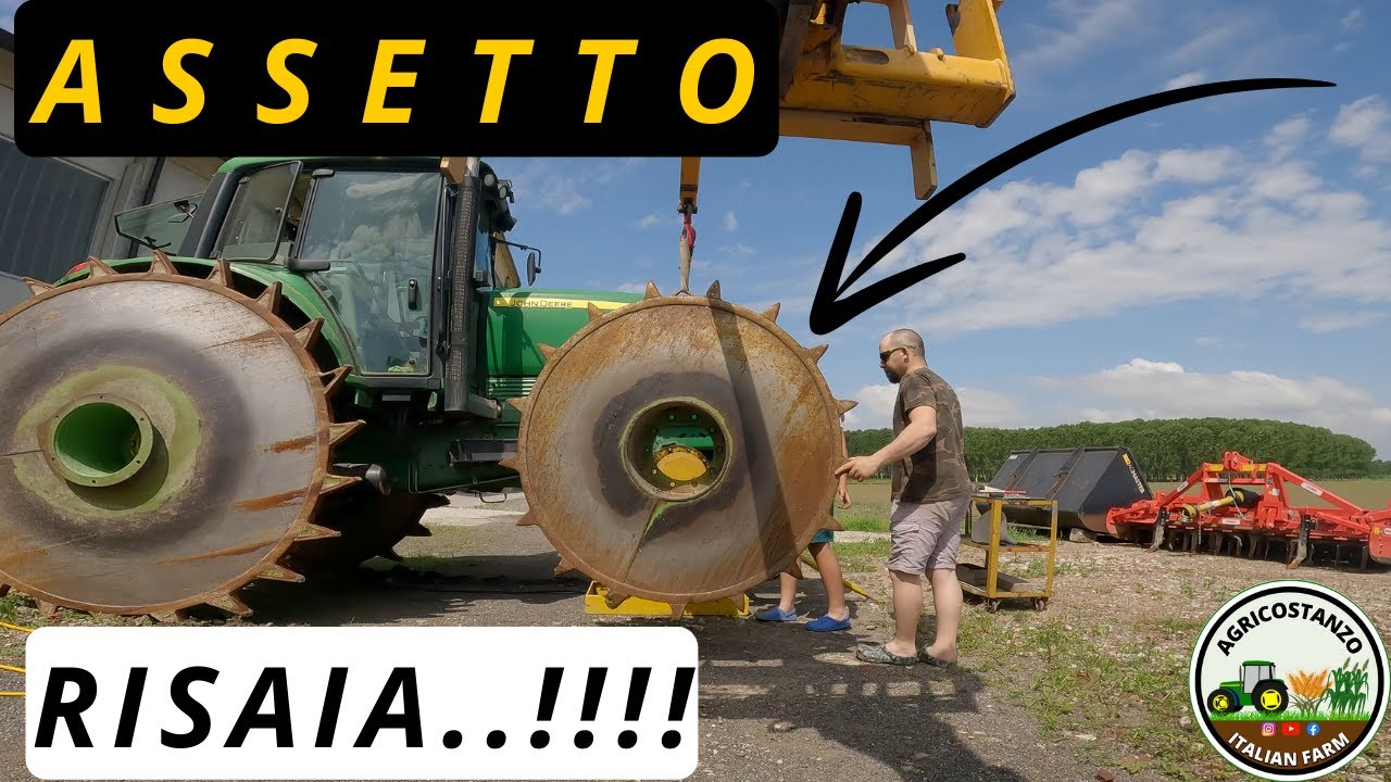 SEMINA RISO IN SOMMERSIONE | LAVORI IN RISAIA | **FIATAGRI 110-90**