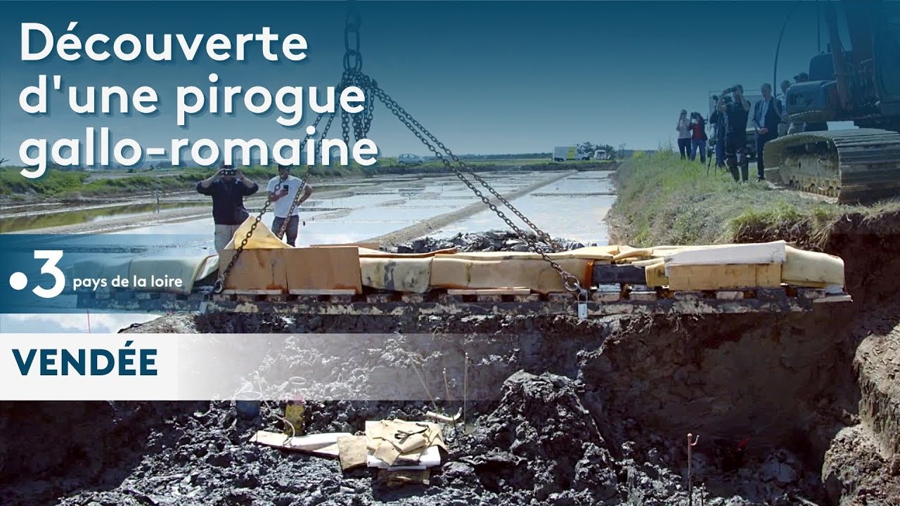 Vendée : découverte d’une pirogue gallo-romaine dans le marais de l’île d’Olonne