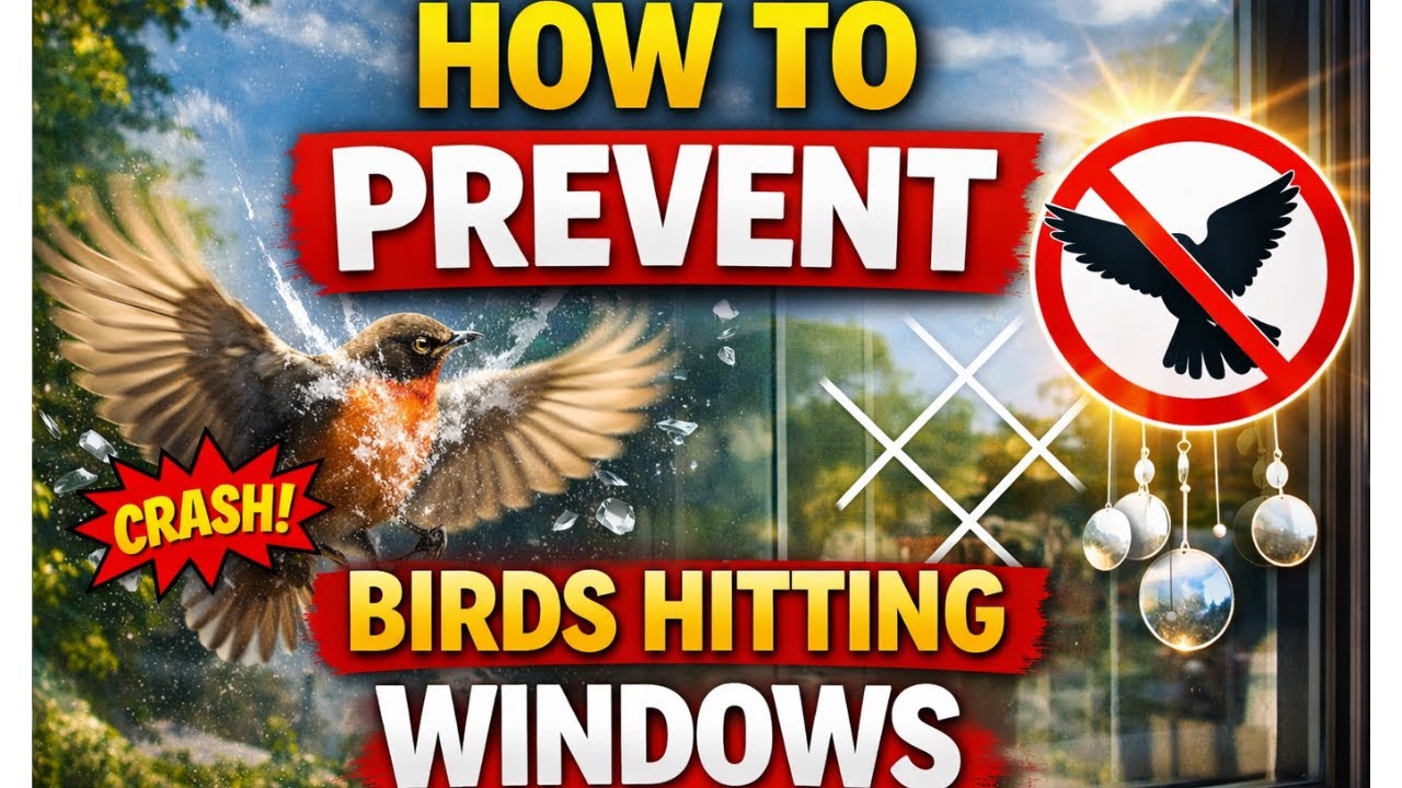 How to Prevent Birds Hitting Windows