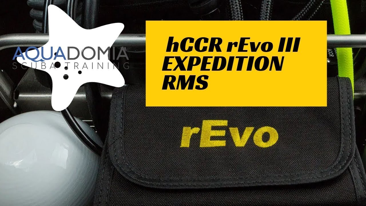 Présentation recycleur rEvo III rebreather EXPEDITION RMS #rebreather