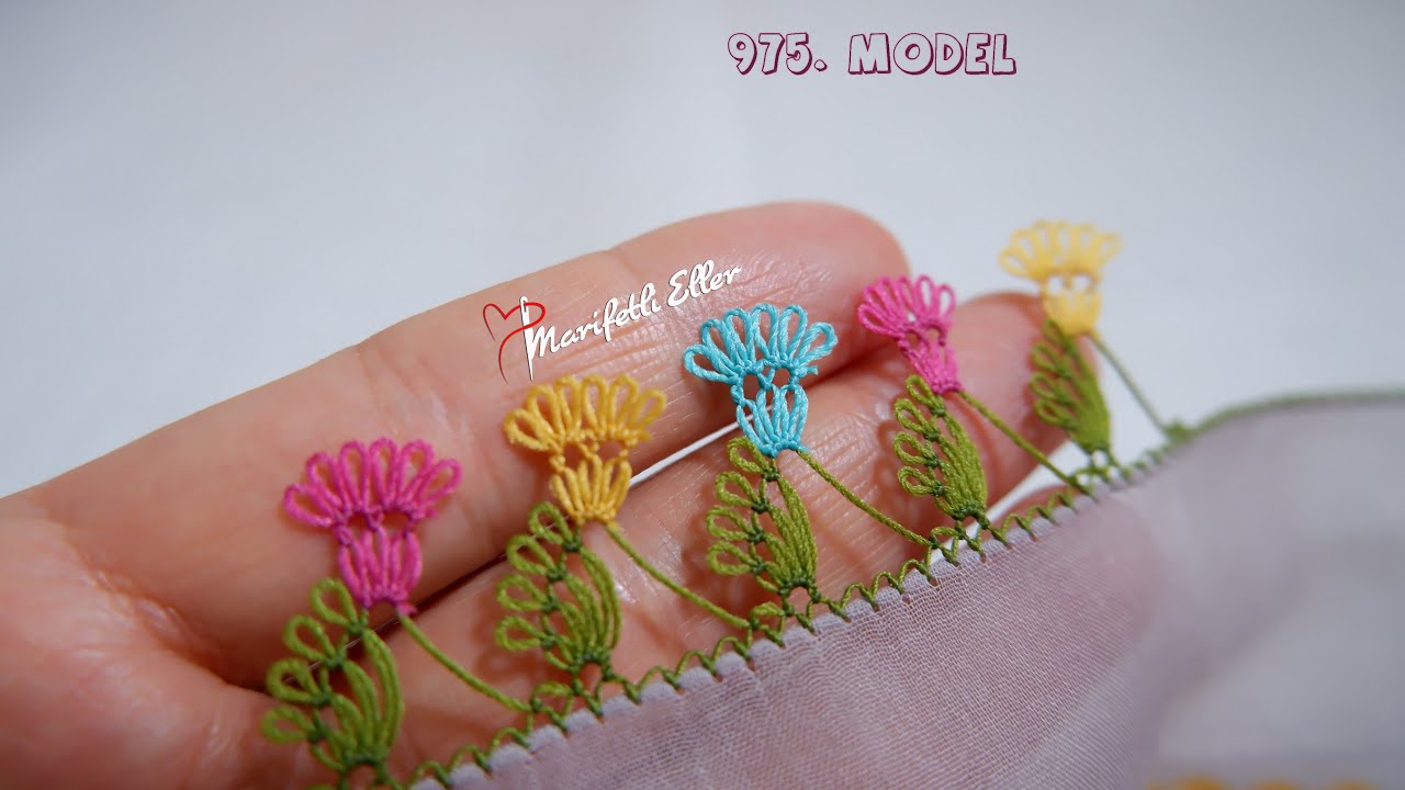 Çıtı Pıtı Bir İğne Oyası Modelinin Yapılışı | 975. Model