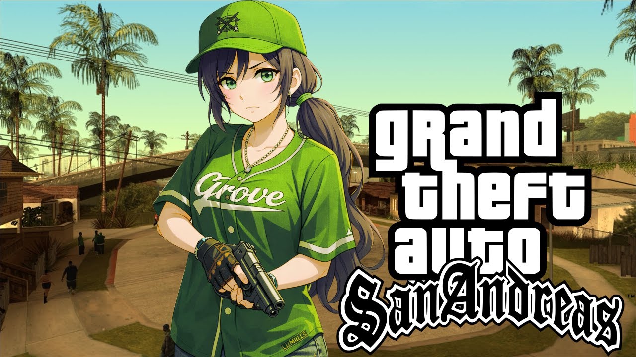 De vuelta en el Barrio de Grove Street. Jugando la campaña de #gtasanandreas