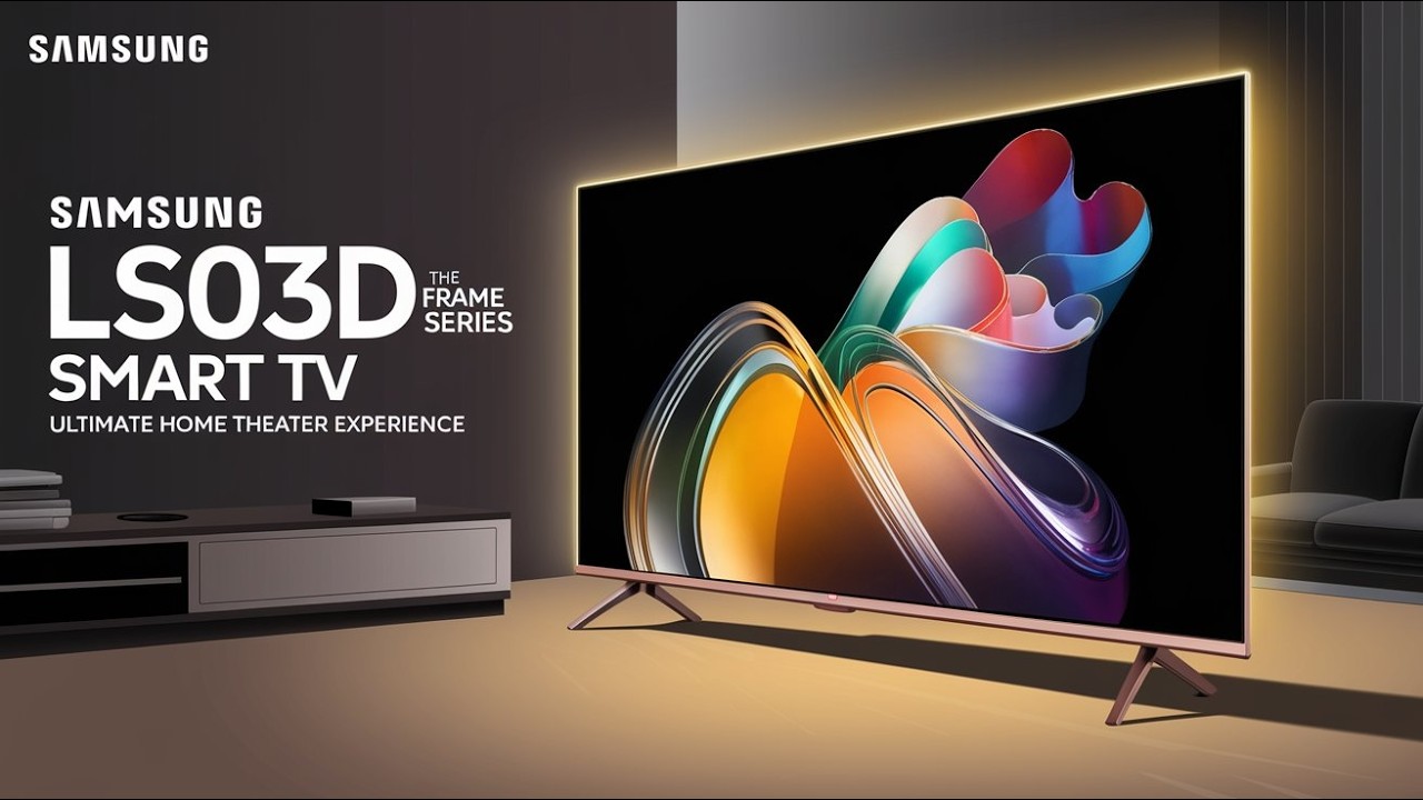Samsung 55” The Frame LS03D 4K QLED TV  [Review] 2025 – Hidden Features & First Impressions!