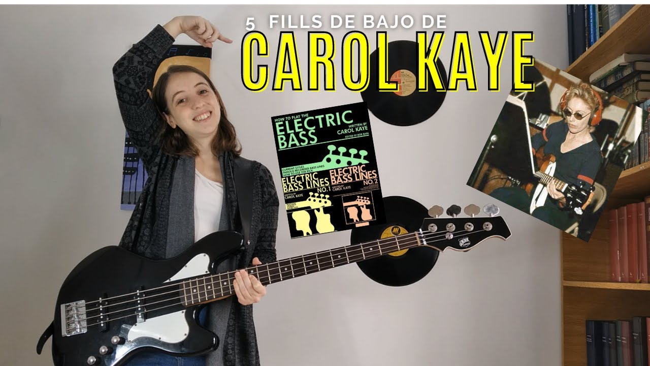 5 FILLS de BAJO de CAROL KAYE | CLASE DE BAJO