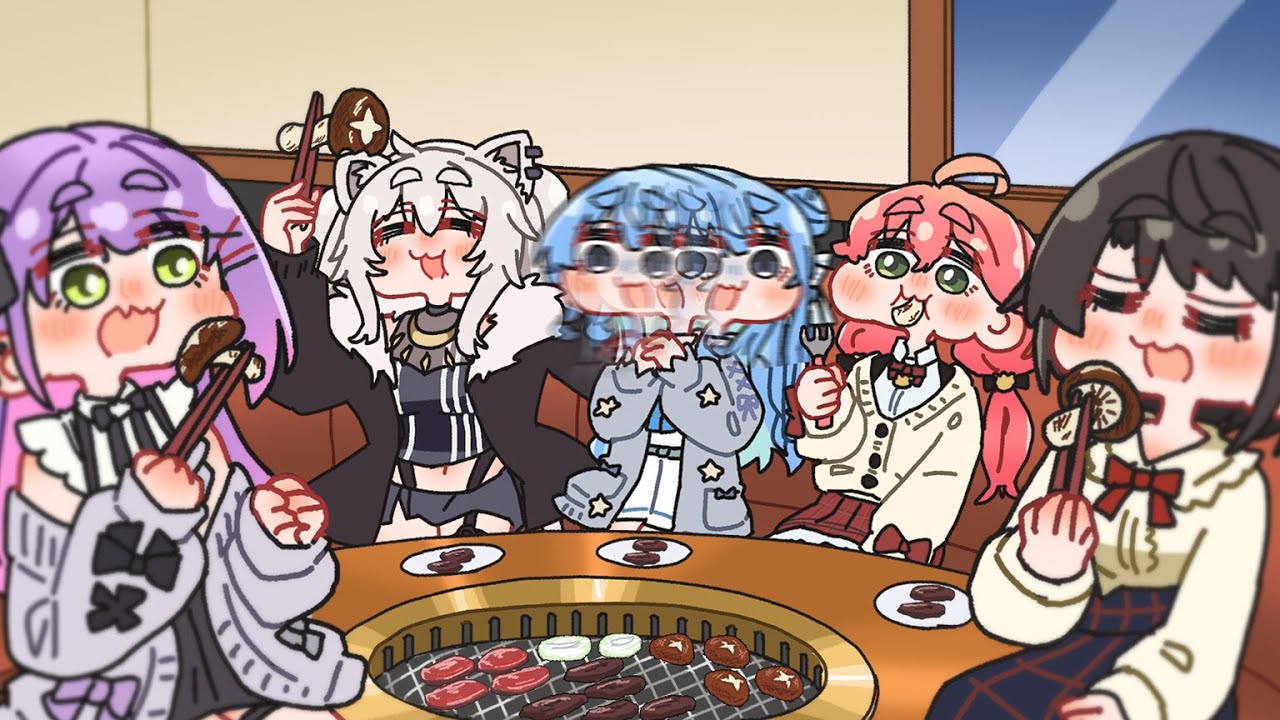 【手描き】しいたけが食べられないすいちゃん【星街すいせい/ホロライブ/hololive/切り抜き】