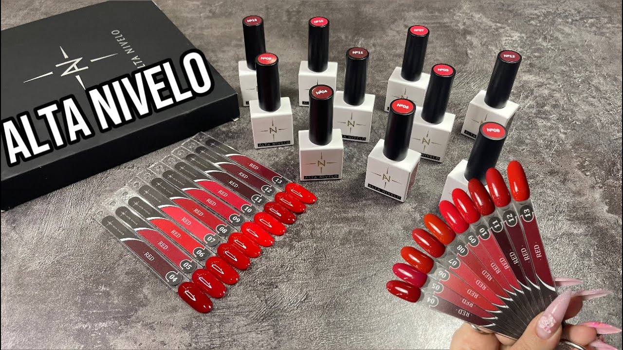 Честный обзор на гель-лаки ТМ ALTA NIVELO | Набор RED 💣💥