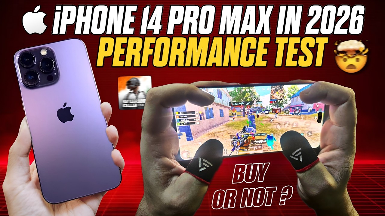iPHONE 14 PRO MAX 120 FPS PERFORMENCE TEST IN 2026🔥BUY OR NOT? WITH HANDCAM😲#bgmilive #120fps