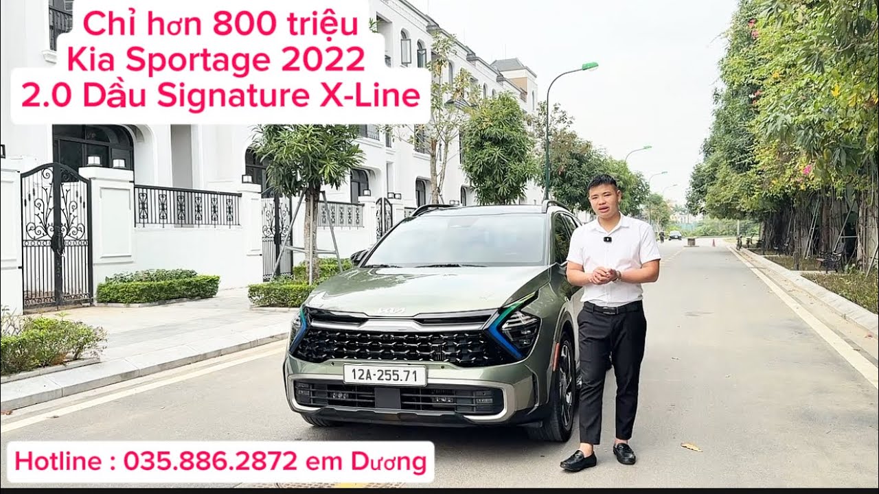 Chỉ hơn 800 triệu #Kia #Sportage 2022 . 2.0 Dầu #Signature #X-Line #oto 