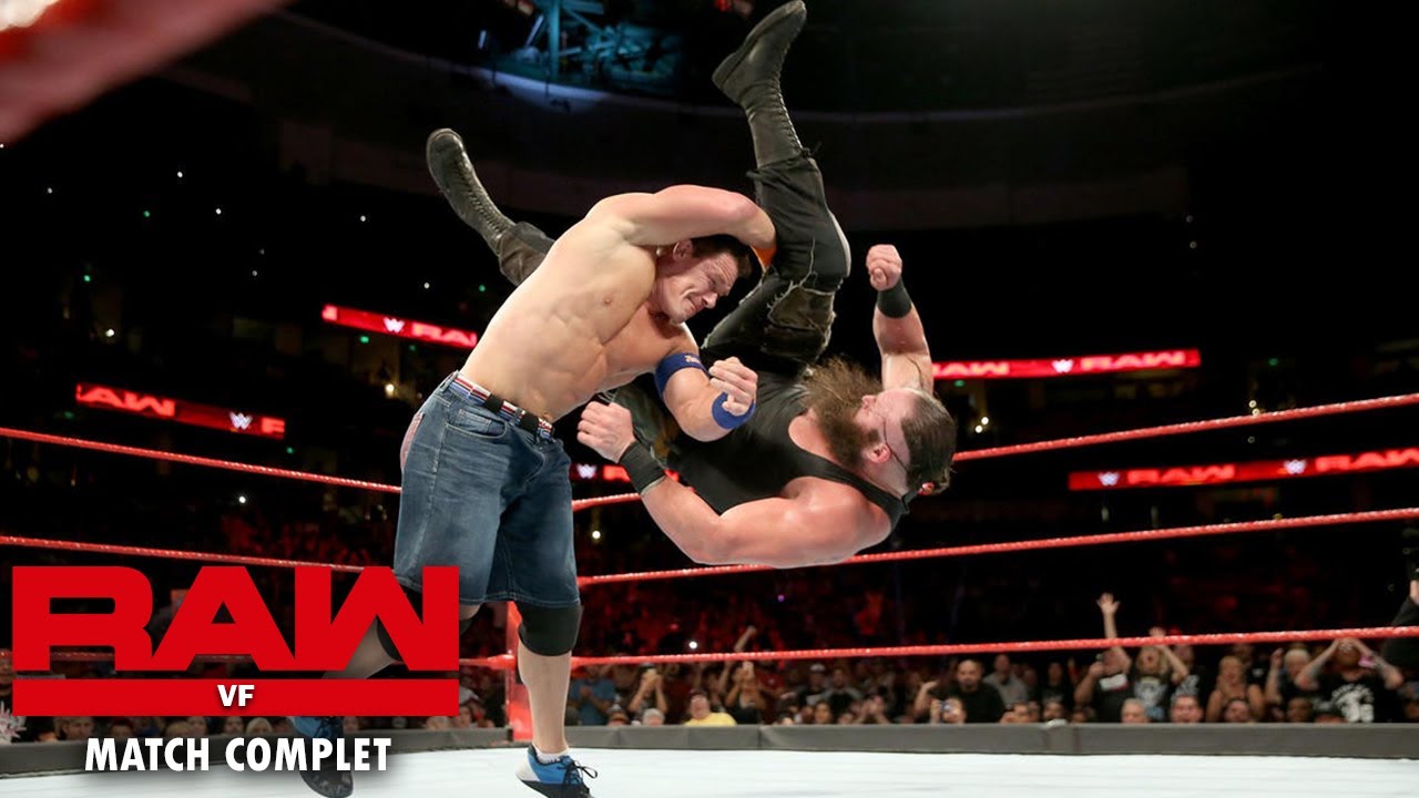 MATCH COMPLET - John Cena vs. Braun Strowman : Raw, 11 septembre 2017 (1/2)