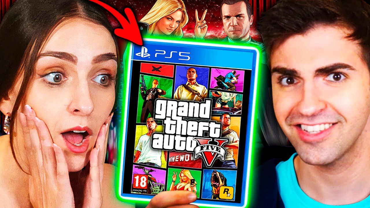 MI PRIMERA VEZ JUGANDO GTA 5 con mi HERMANA !!