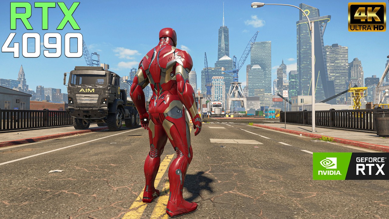 RTX 4090 - Marvel's Avengers (4K UHD 120FPS) Max Graphics Settings DLSS ON | I AM IRON MAN