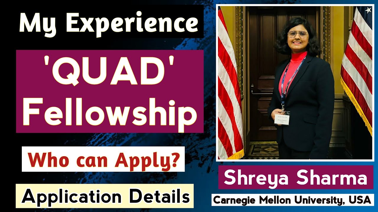 All about 'QUAD Fellowship' ☑️ || Eligibility || How to Apply? || Inspire Chemistry 🙂