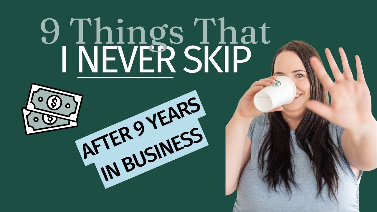 9 Rules After 9 Years In Business