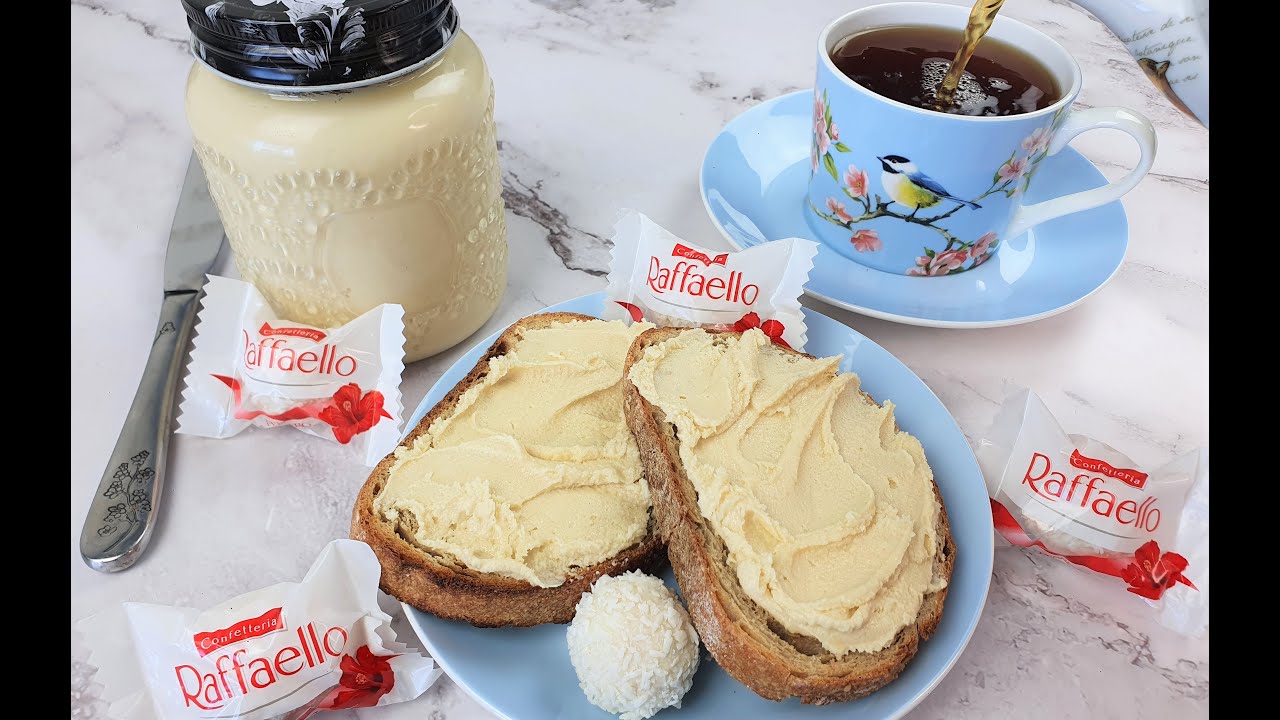 Rafaello Spread ~ Homemade Almond & Coconut Spread Recipe