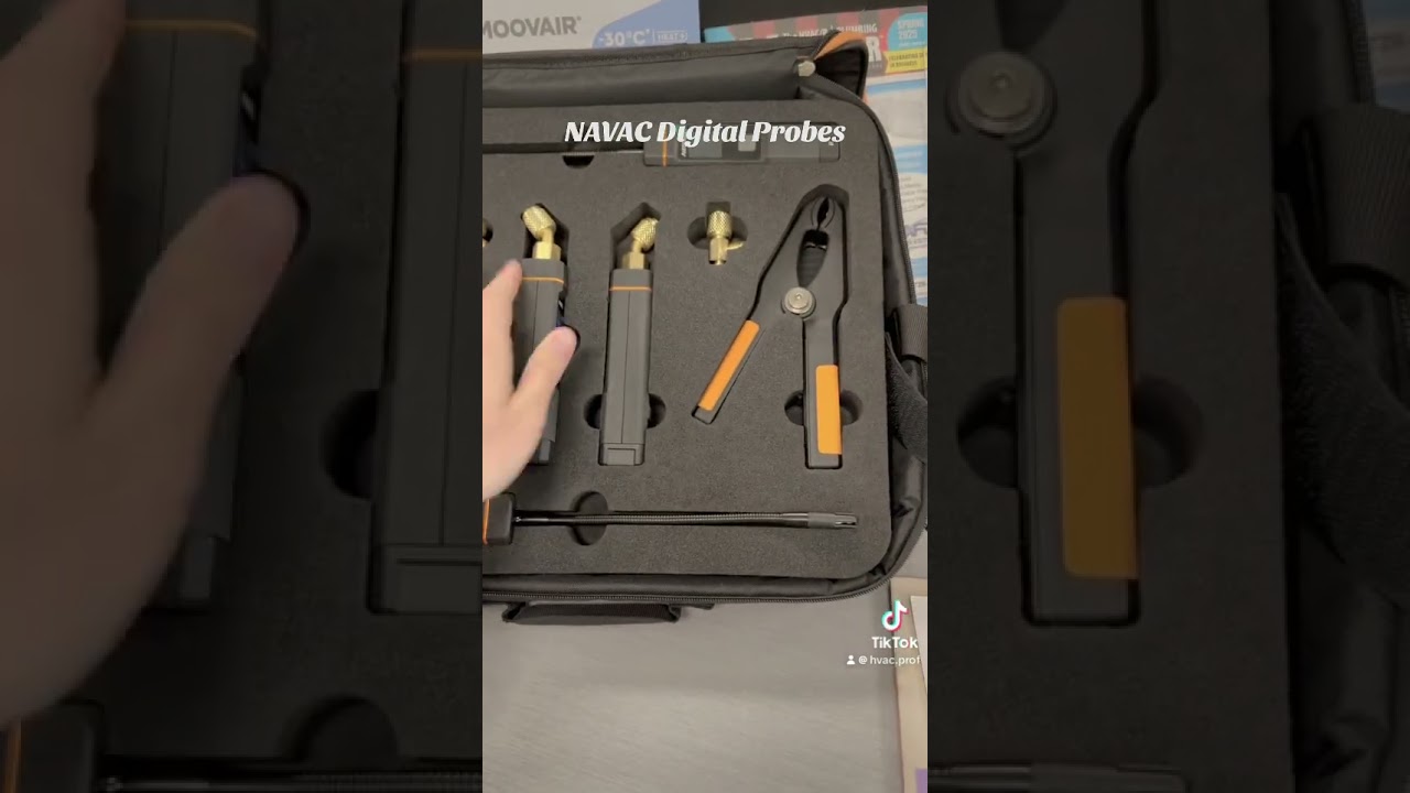 NAVAC new Probe Set.   #yyc #hvacr #hvac #refrigeration #heatpump #hvactech #navactools