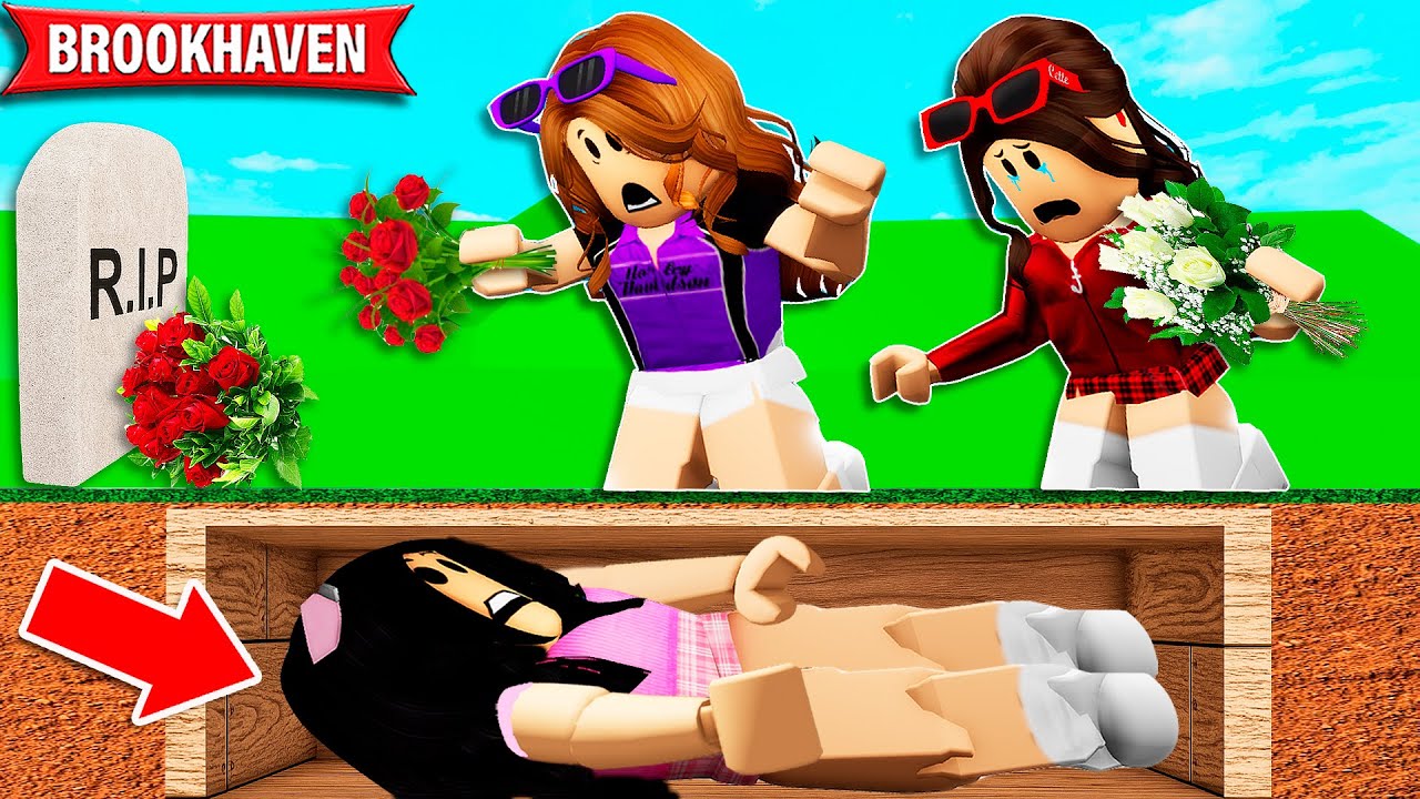 A MENINA FOI ENTERRADA VIVA POR ENGANO | Historinhas Brookhaven Roblox | Bibi e Lud