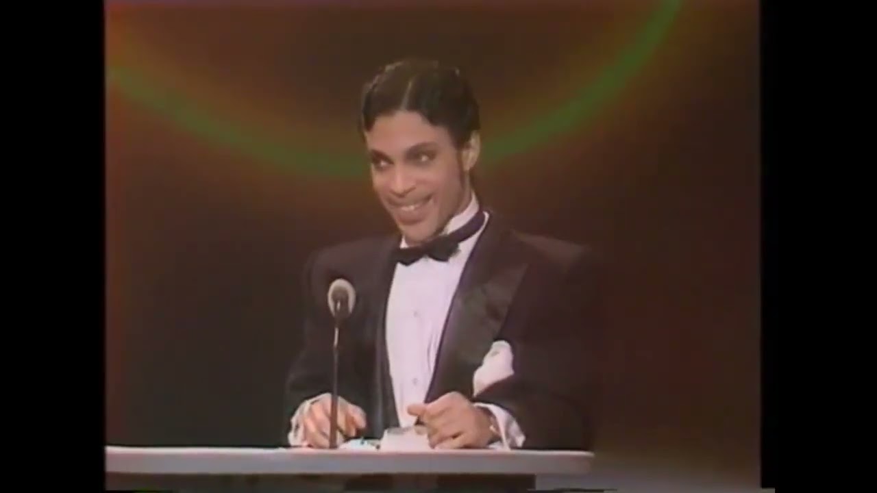 Prince at the American Music Awards 1986