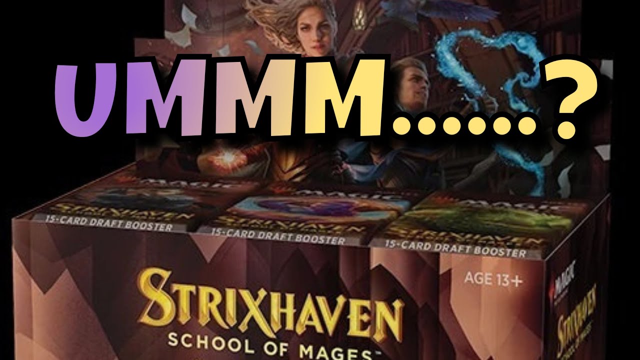 UMMM.....THAT HAPPENED!! - Strixhaven Draft booster box opened - Sponsored!