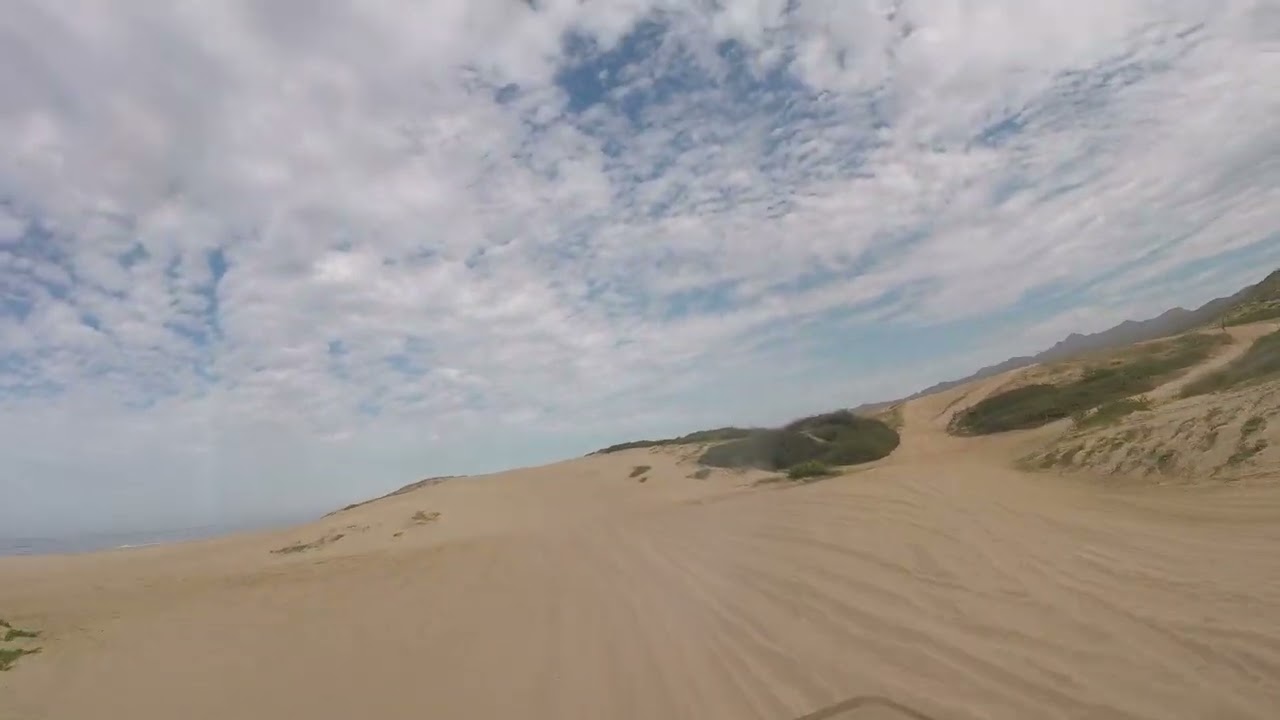rodando por la playa
