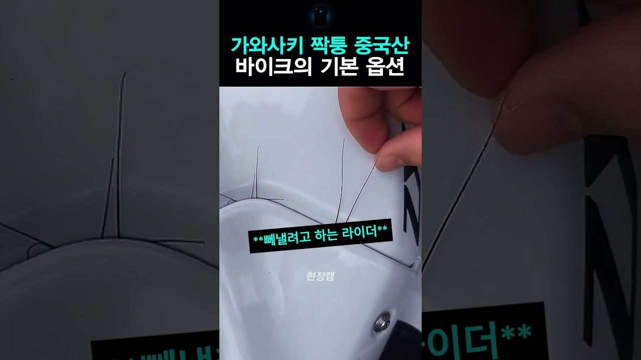 가와사키 짝퉁 중국산 바이크의 기본 옵션