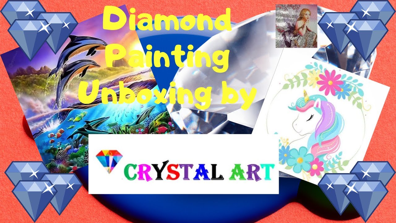 🔮Unboxing 2 All Rhinestone💎Diamond Paintings from Crystal Canvas Art Design