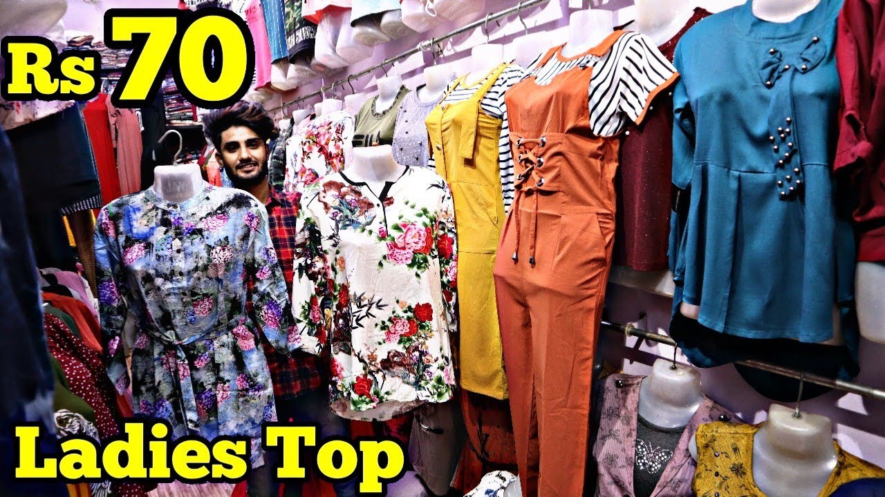 Ladies top wholesale market |cheapest ladies top |ladies wear ,top,crop top,pant suit,imported tops|