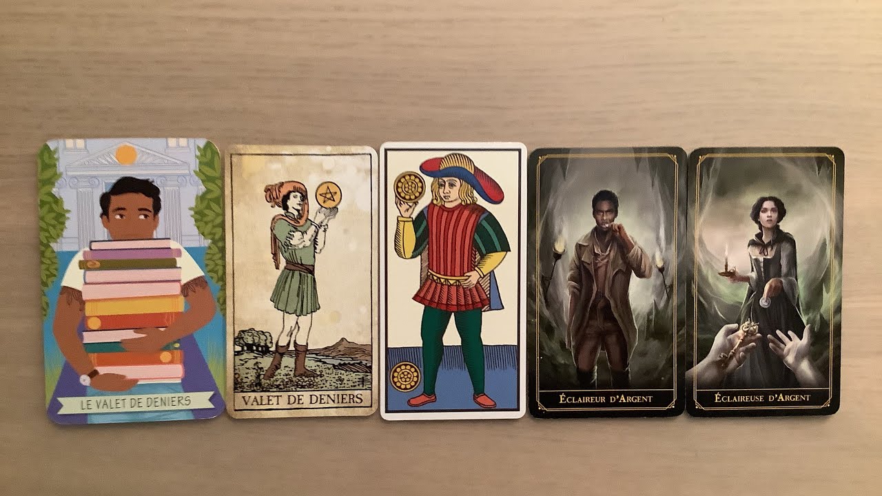 Le valet de deniers, le valet de pentacles