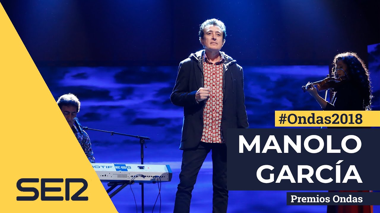 Manolo García canta 'Oceáno Azul' en los Premios Ondas