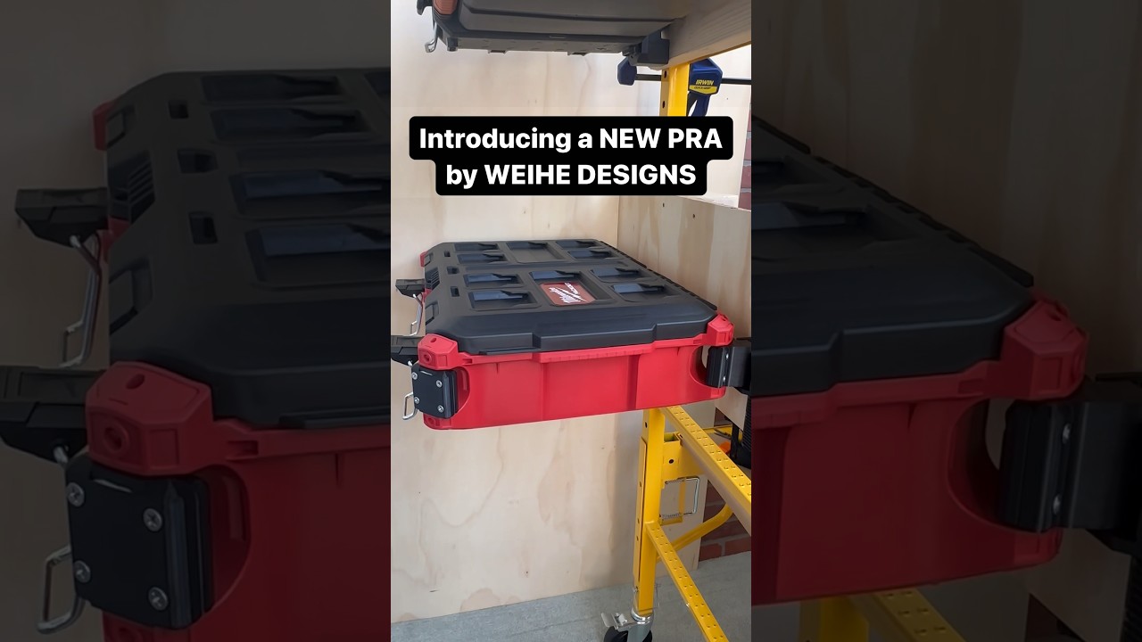 New PACKOUT Wall Mounting System #milwaukeepackout #toolorganization