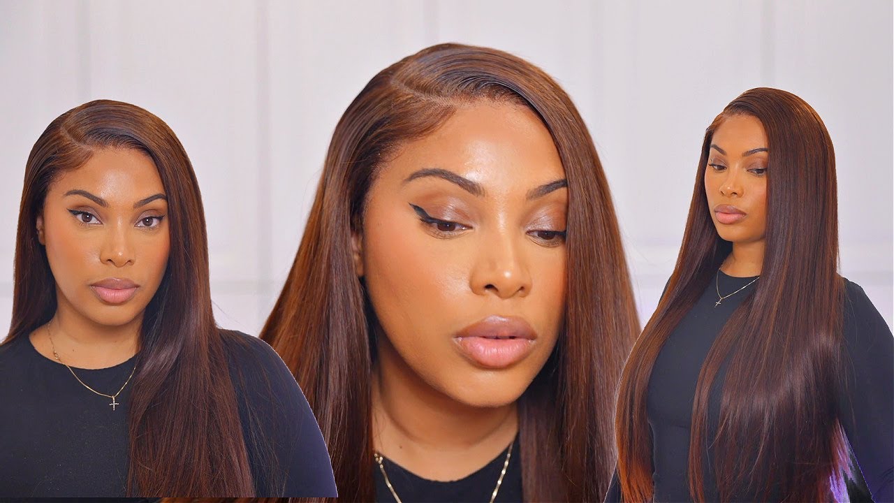 PRE COLORED CHOCOLATE BROWN WIG INSTALL | ARABELLA HAIR
