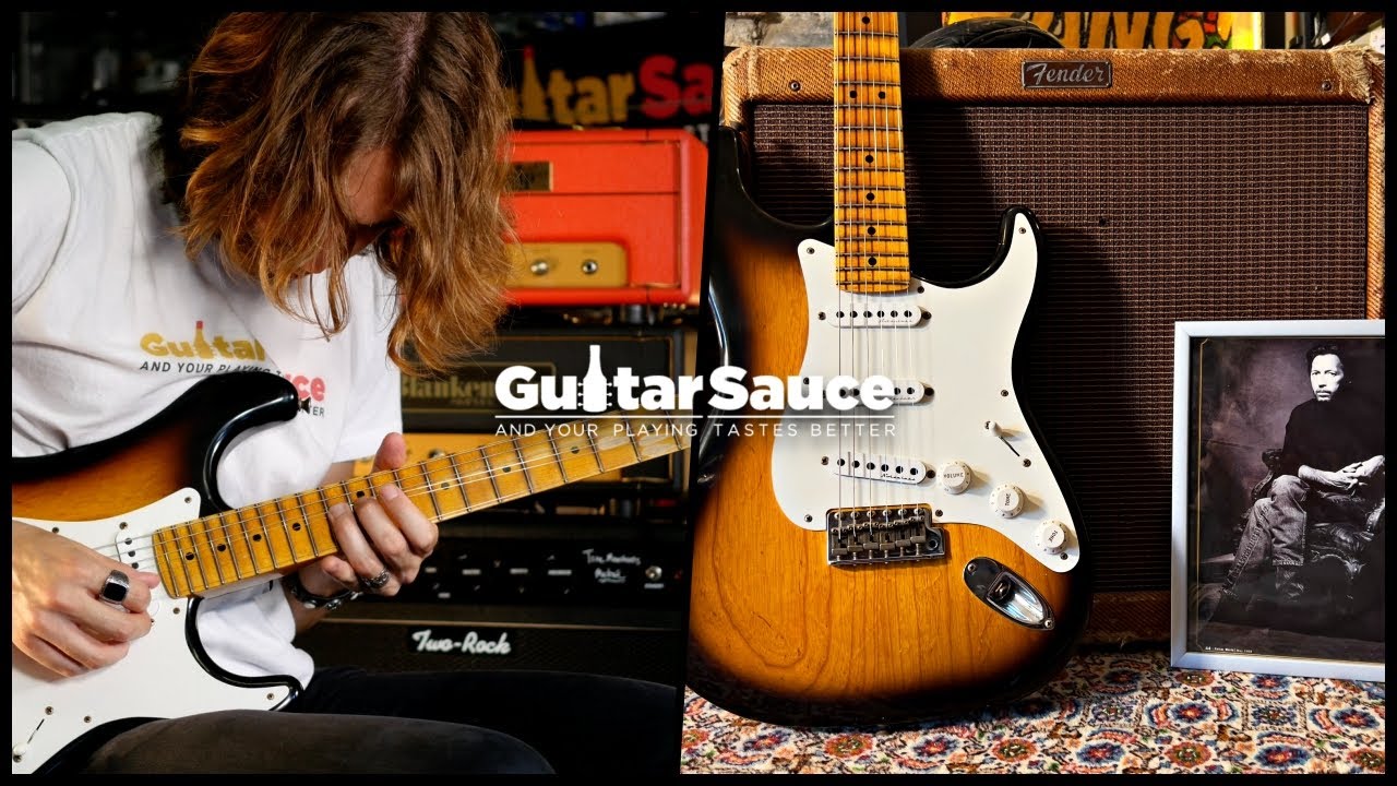 Fender Custom Shop Stratocaster Eric Clapton Journeyman Relic Aged Sunburst | Demo by Paul Audia
