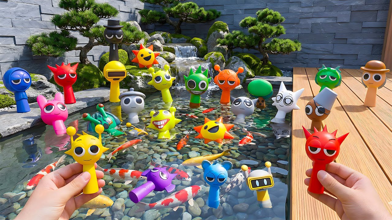 I Was Just Feeding The Fish... And Sprunki Showed Up! 😱