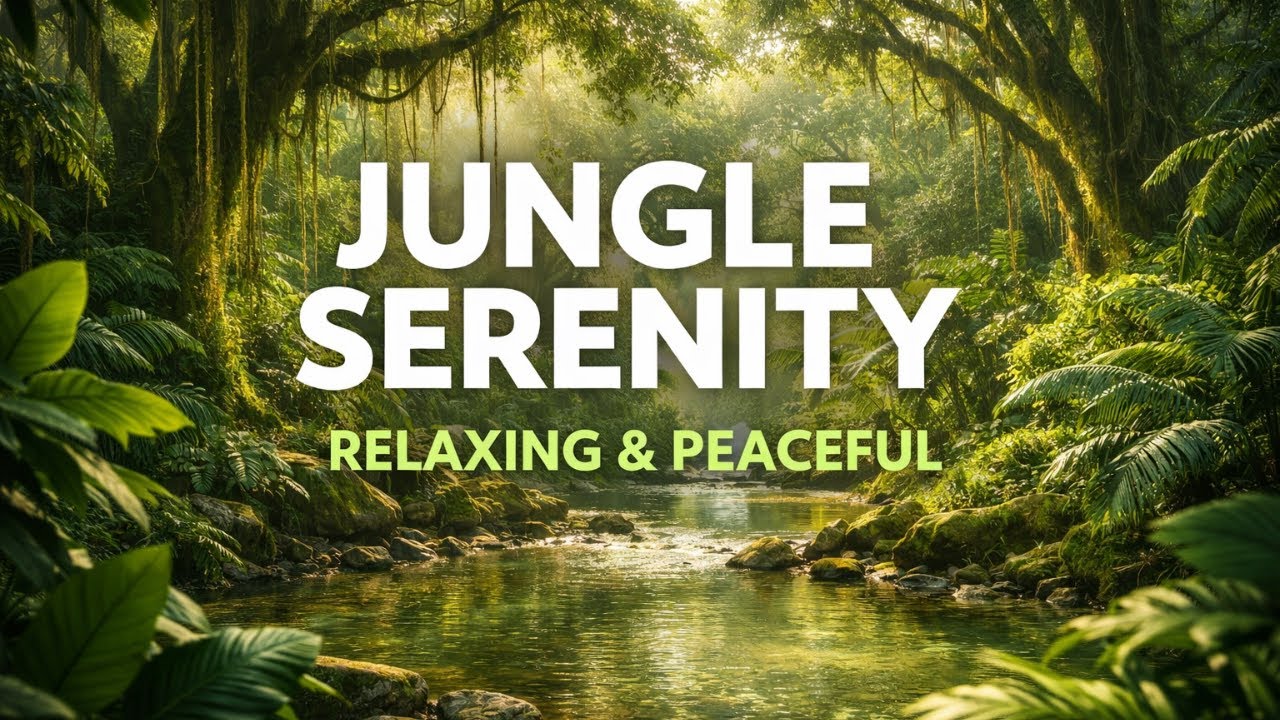 Jungle Serenity - 1 Hour of Calm and Relaxing Nature Ambience