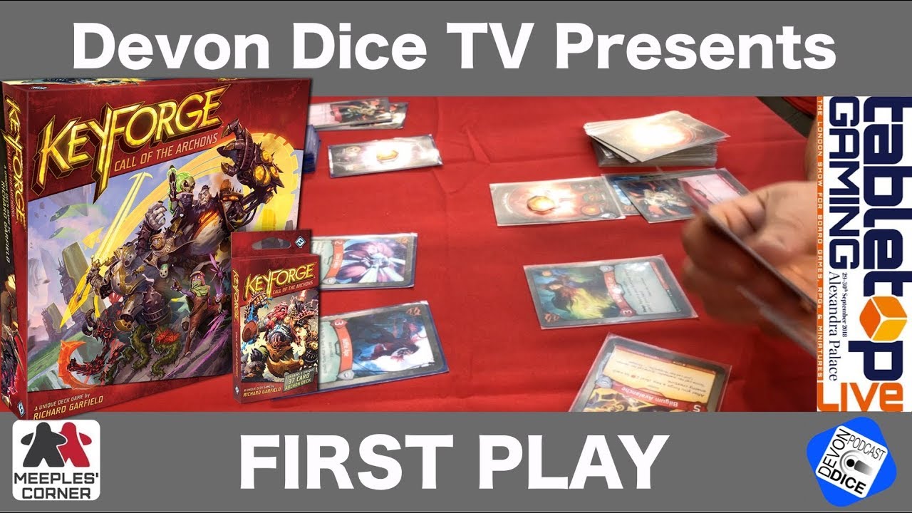 Tabletop Gaming Live Keyforge Play-through and Review By Joel Wright