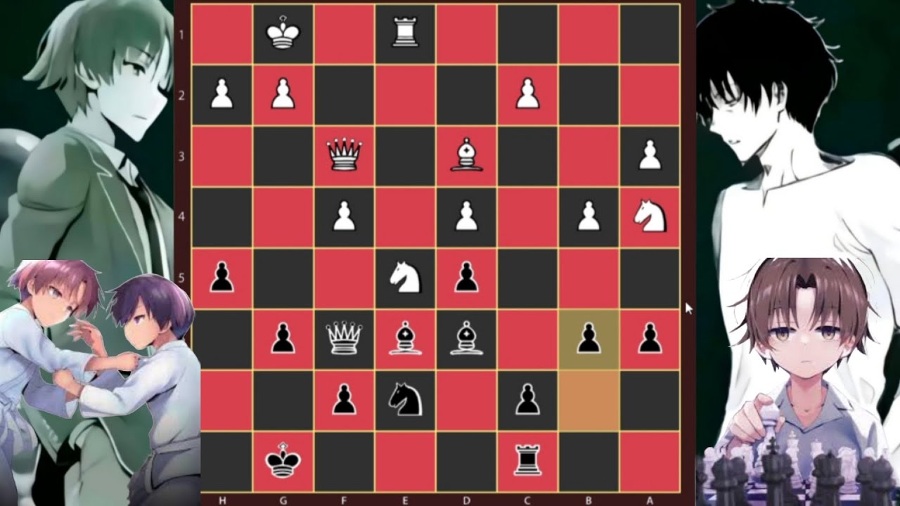COTE: visual novel | Shiro vs Ayanokoji.  #ayanokoji #chess #visualnovel #shiro #whiteroom #video