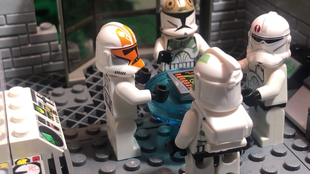 The seige of the rebublic base a LEGO Star Wars stop motion