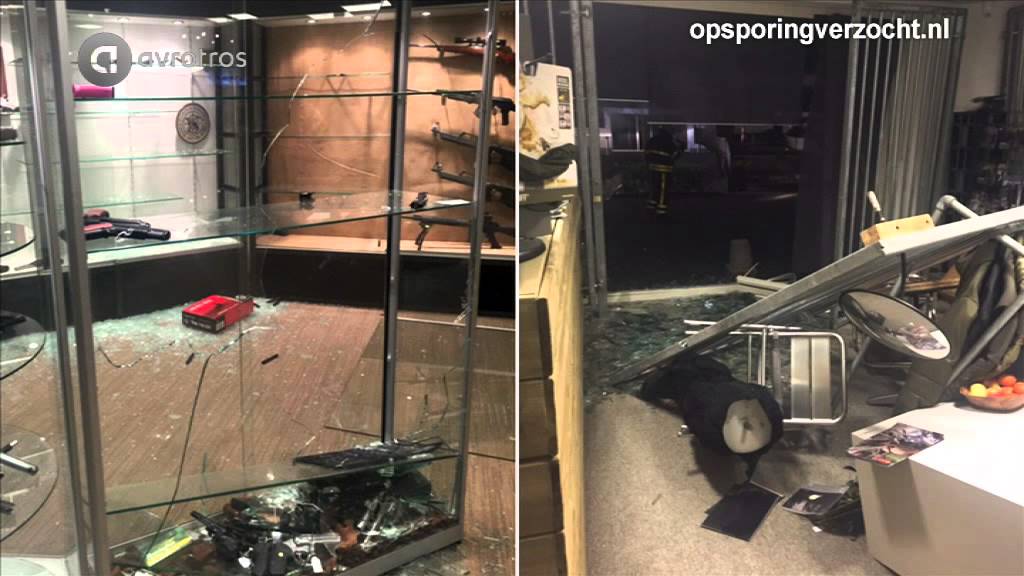 Kaatsheuvel: Ramkraak wapenwinkel The Gearshed aan de Frankrijkstraat
