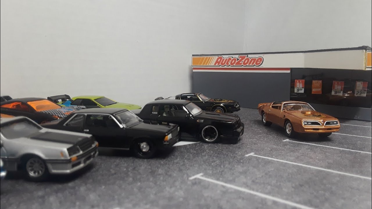 A bunch of awesome Johnny lightning and other 1/64 diecast cars