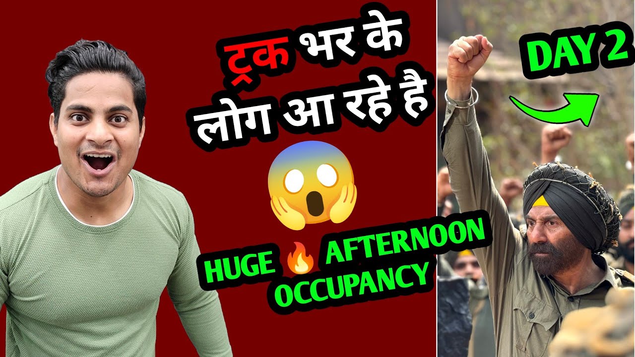 Border 2 Huge Afternoon Occupancy | Border 2 Day 2 Saturday Box Office Collection #border2 