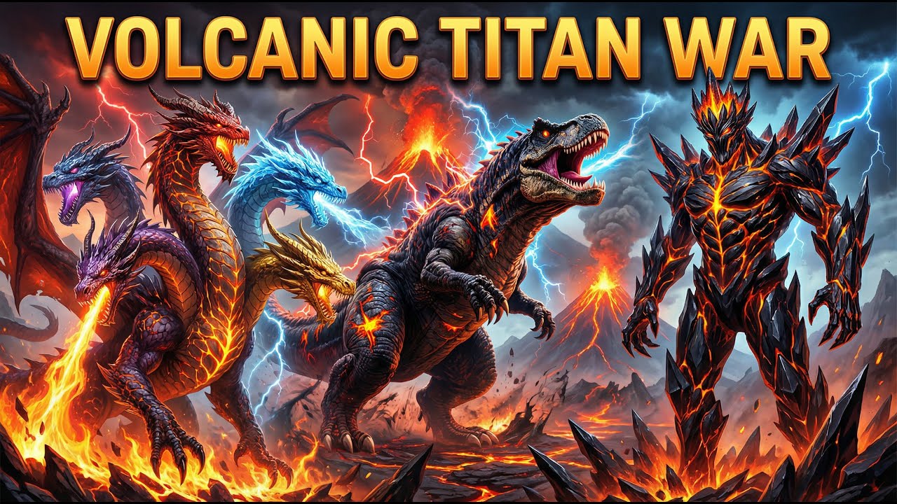 Ash & Glass World: Tiamat, Rex & Obsidian King in Volcanic War | Episode 3 | Season 4